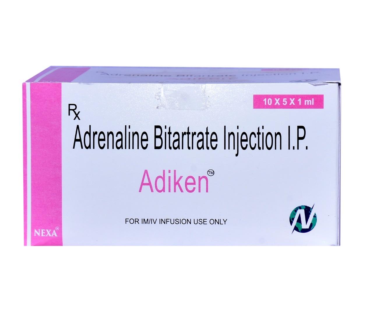 Adiken - Adrenaline Bitartrate Injection
