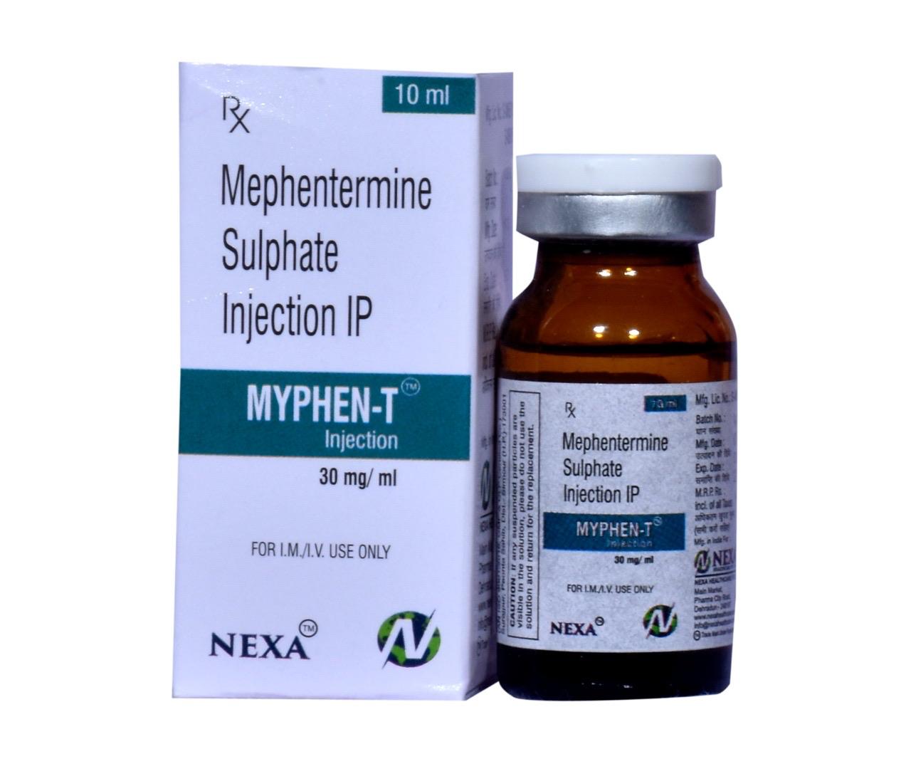 Myphen-T - Mephentermine Sulphate