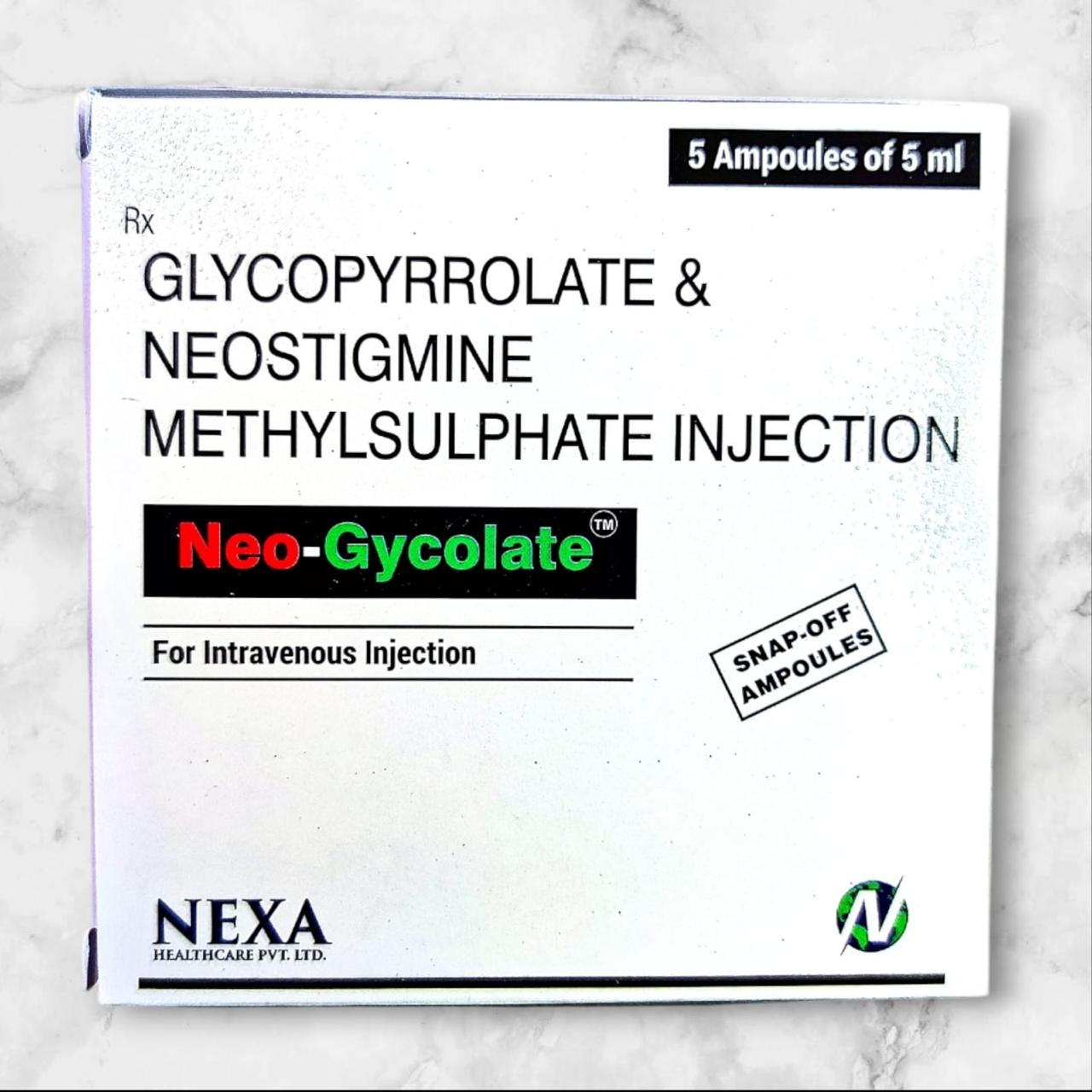 Neo-Gycolate - Glycopyrrolate & Neostigmine