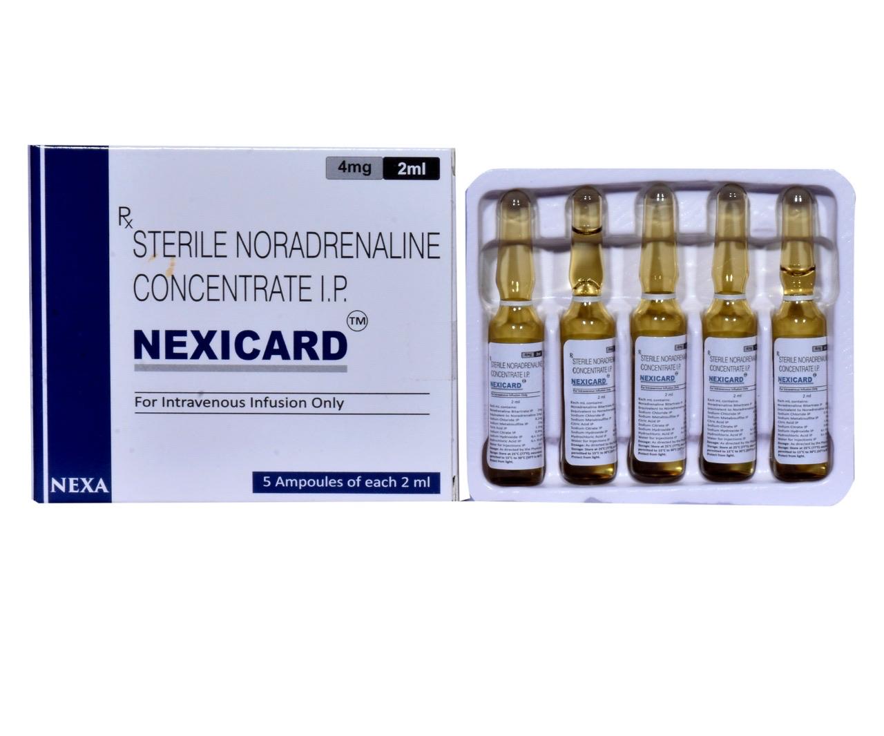 Nexicard - Noradrenaline Concentrate