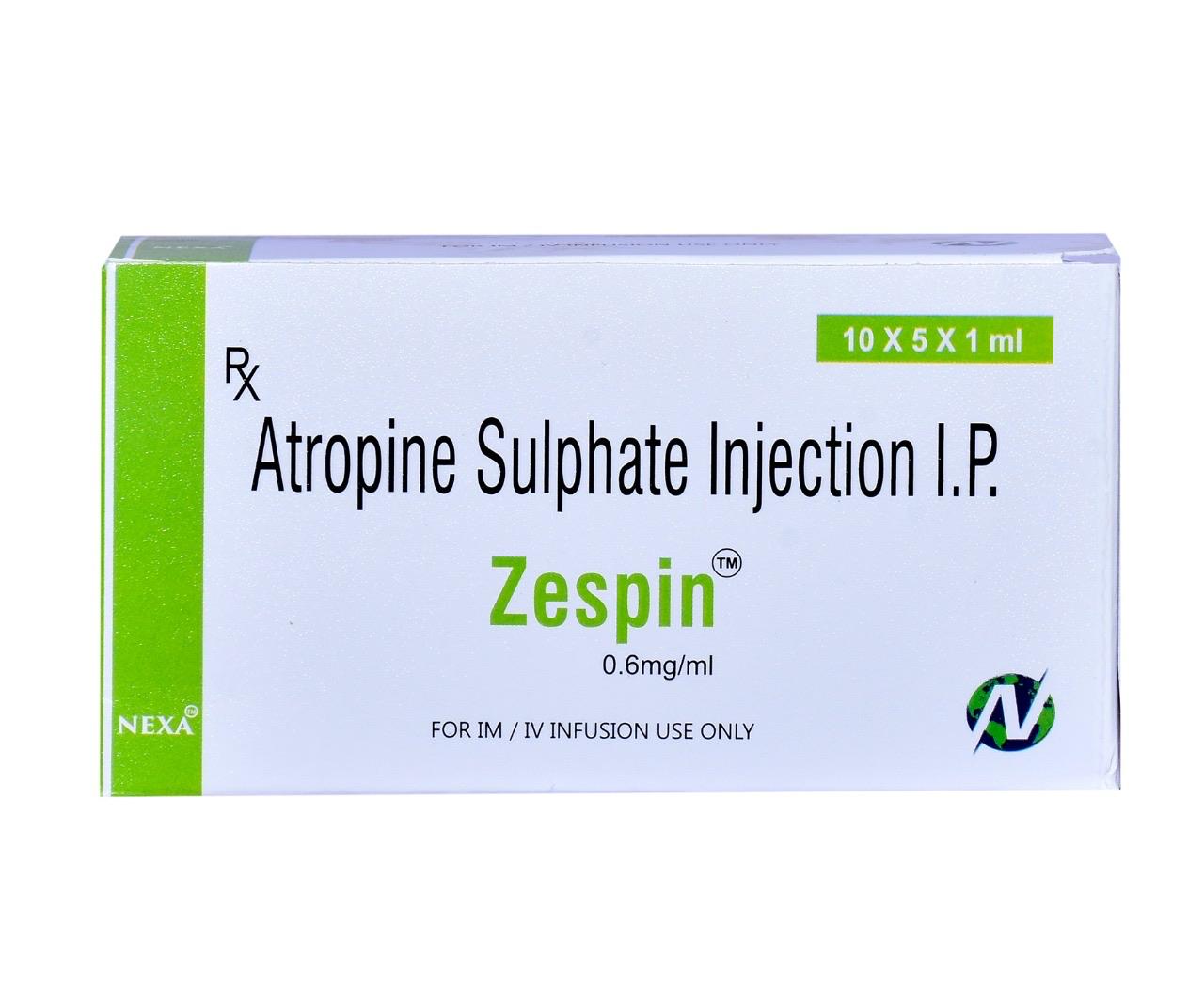Zespin - Atropine Sulphate Injection